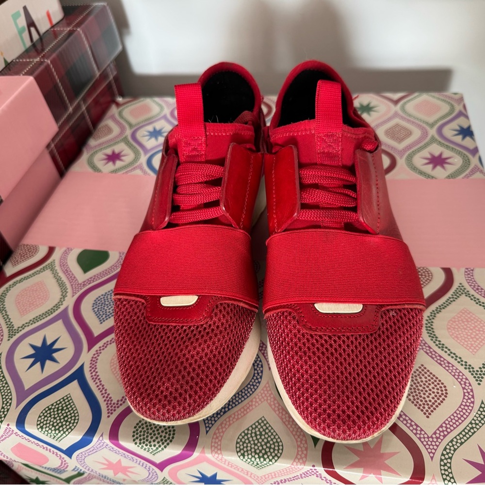 Balenciaga- Red Race Runners